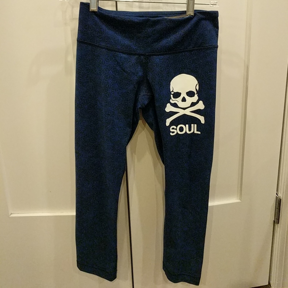 Lululemon x soulcycle cropped legging size 4
